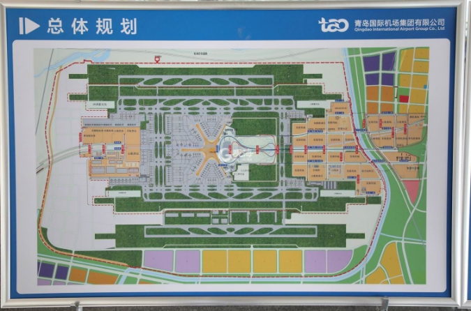 胶东机场五区规划图图片